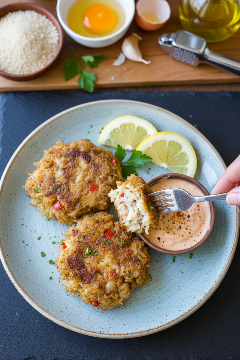 Crab Cakes Recipe (VIDEO)