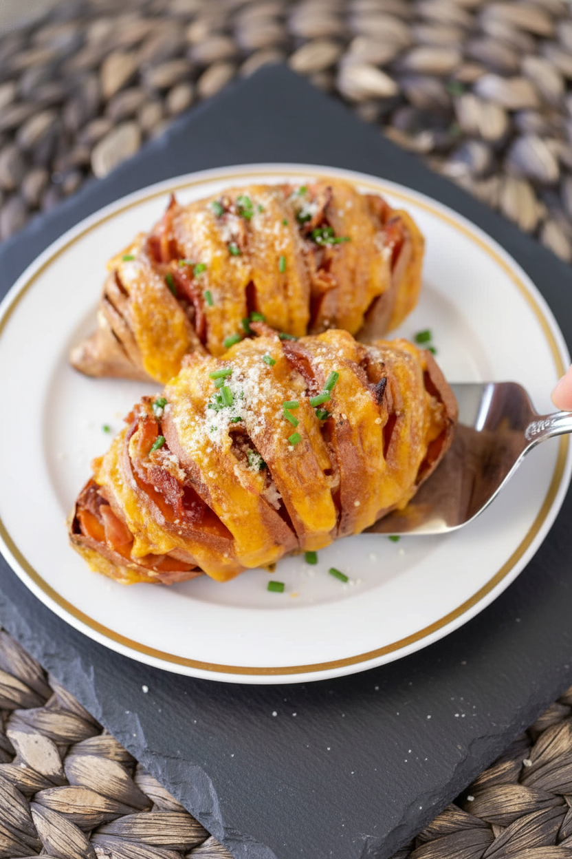 Hasselback Sweet Potatoes