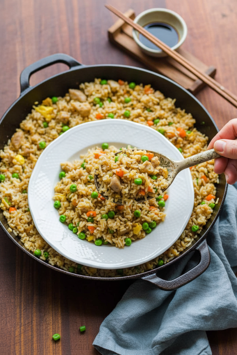 Chicken Fried Rice (VIDEO)