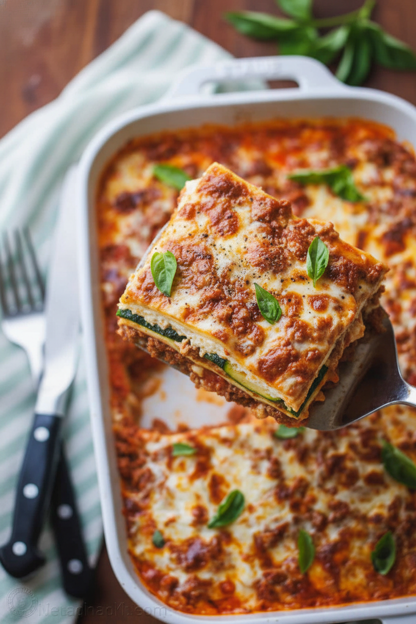 Zucchini Lasagna Recipe (VIDEO)
