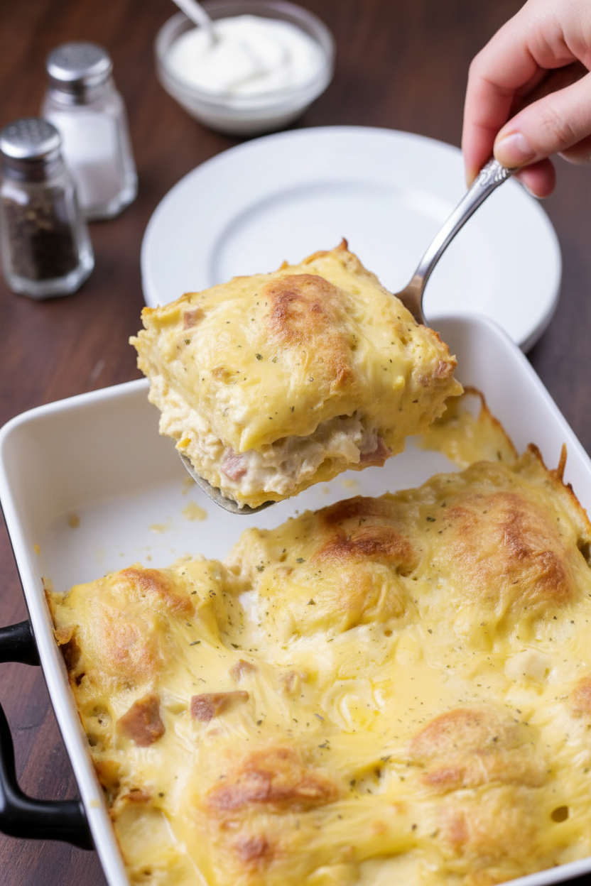 Chicken Crescent Roll Casserole