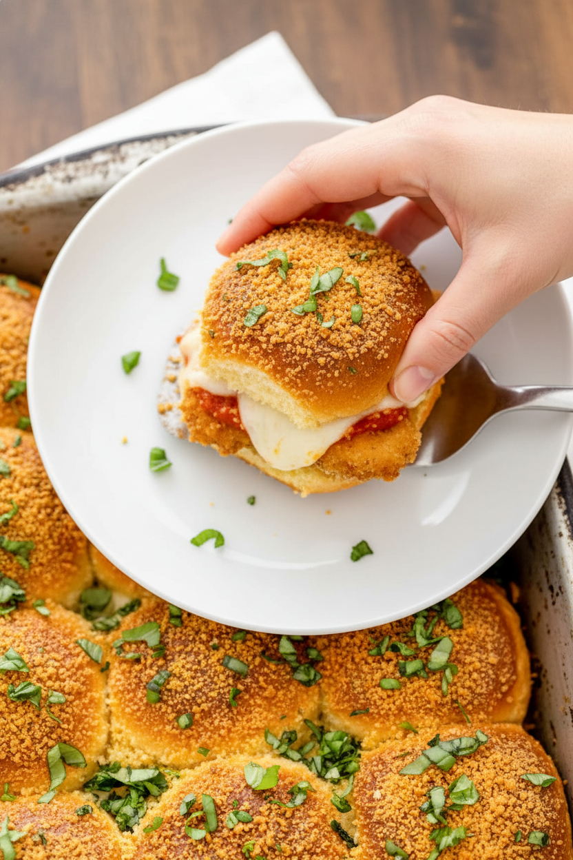 Chicken Parmesan Sliders