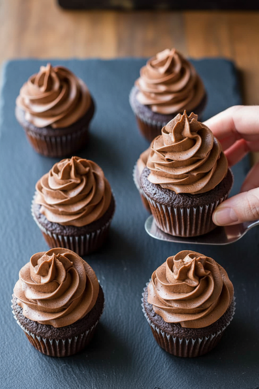 Easy Chocolate Cupcakes (with Video)