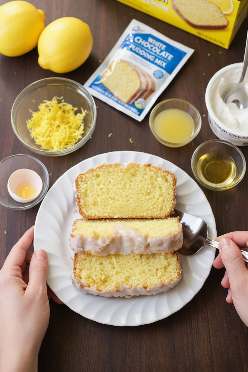White Chocolate Lemon Bread