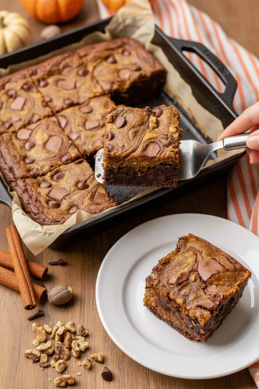Pumpkin Brownies