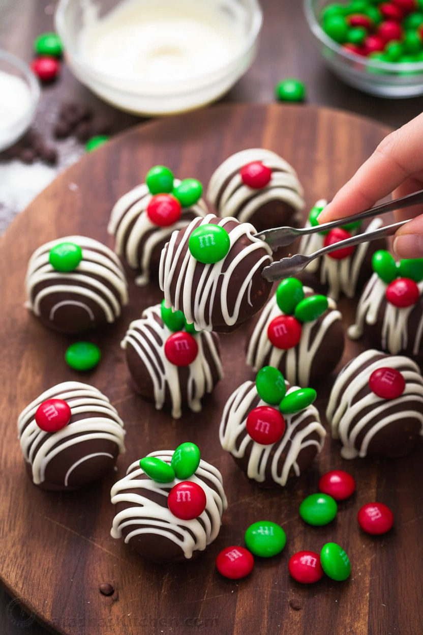 Christmas Coconut Balls (VIDEO)
