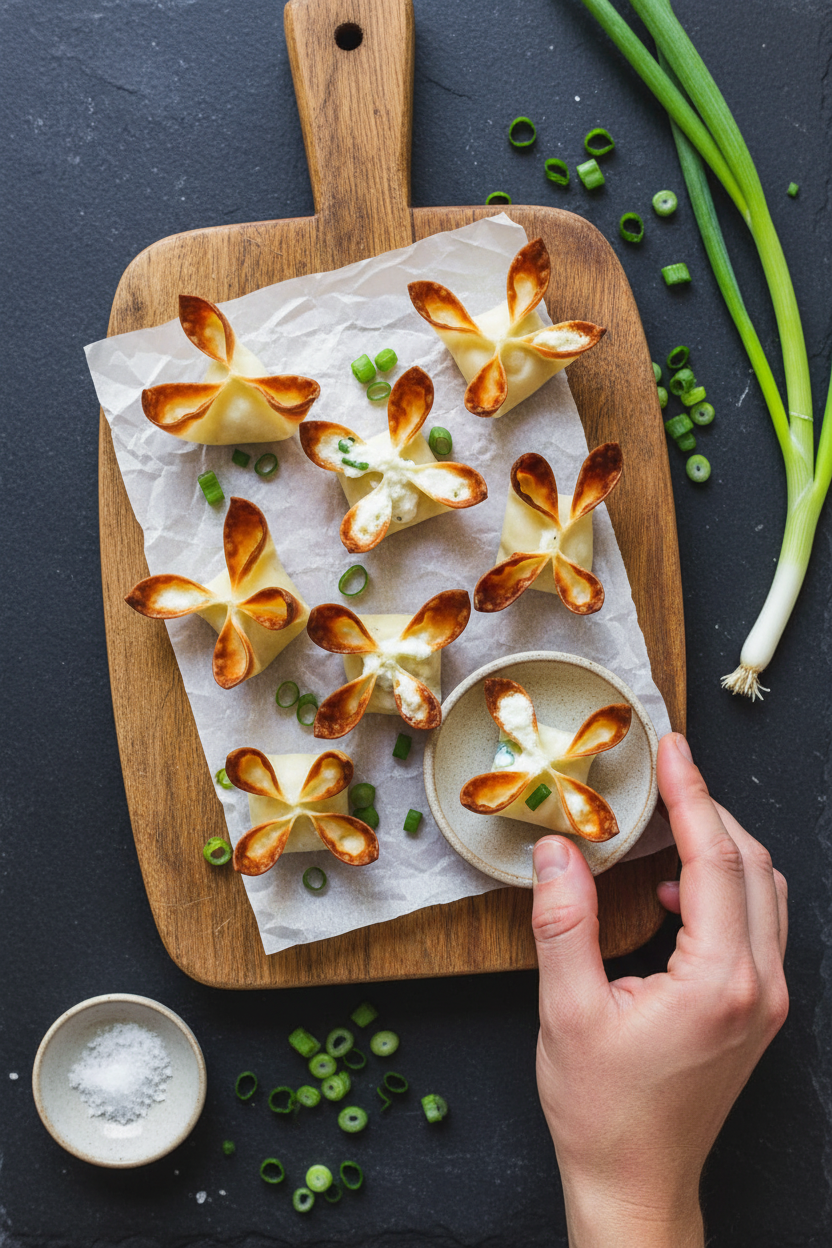 Baked Cream Cheese Rangoon