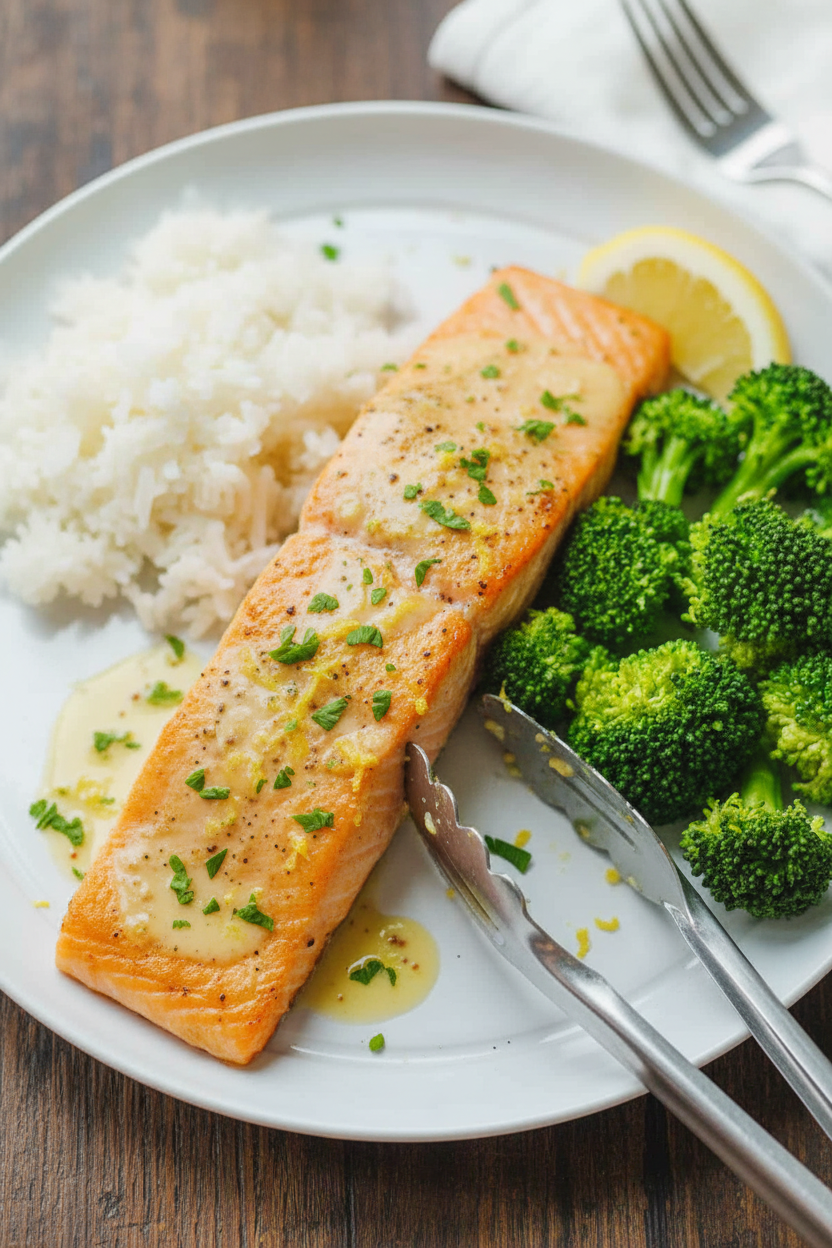 Air Fryer Salmon Recipe (VIDEO)