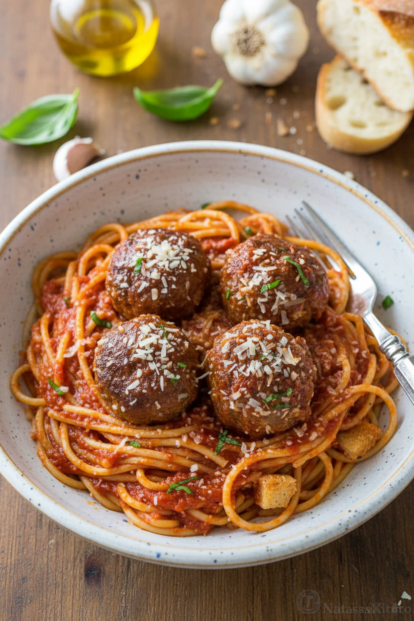 Spaghetti and Meatballs