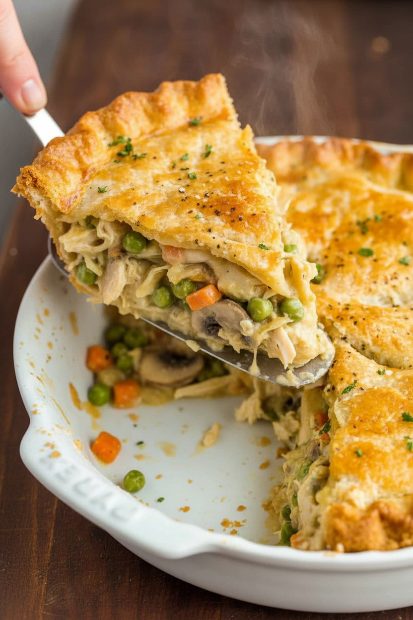 Chicken Pot Pie Recipe (VIDEO)