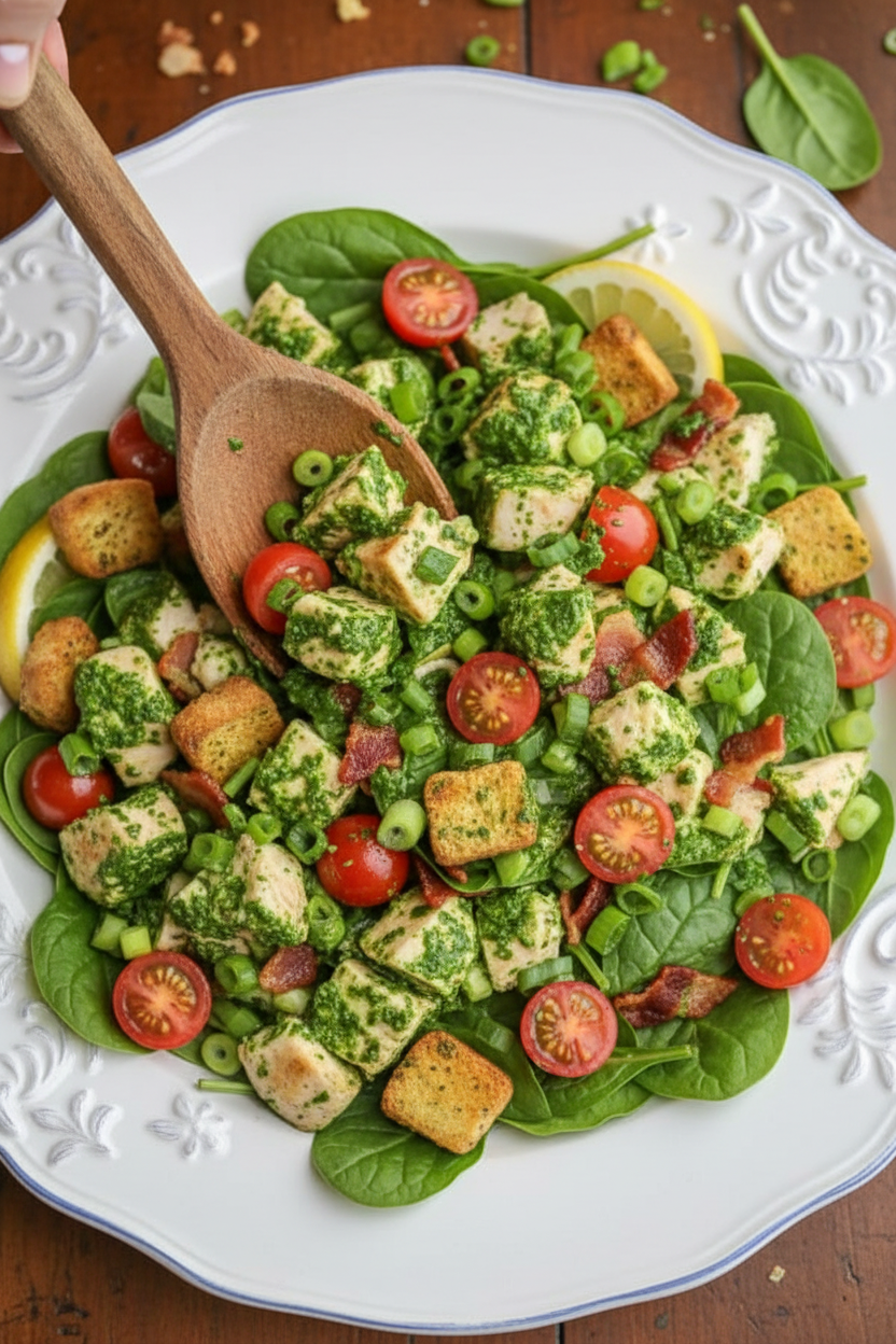 Chicken and Spinach Salad