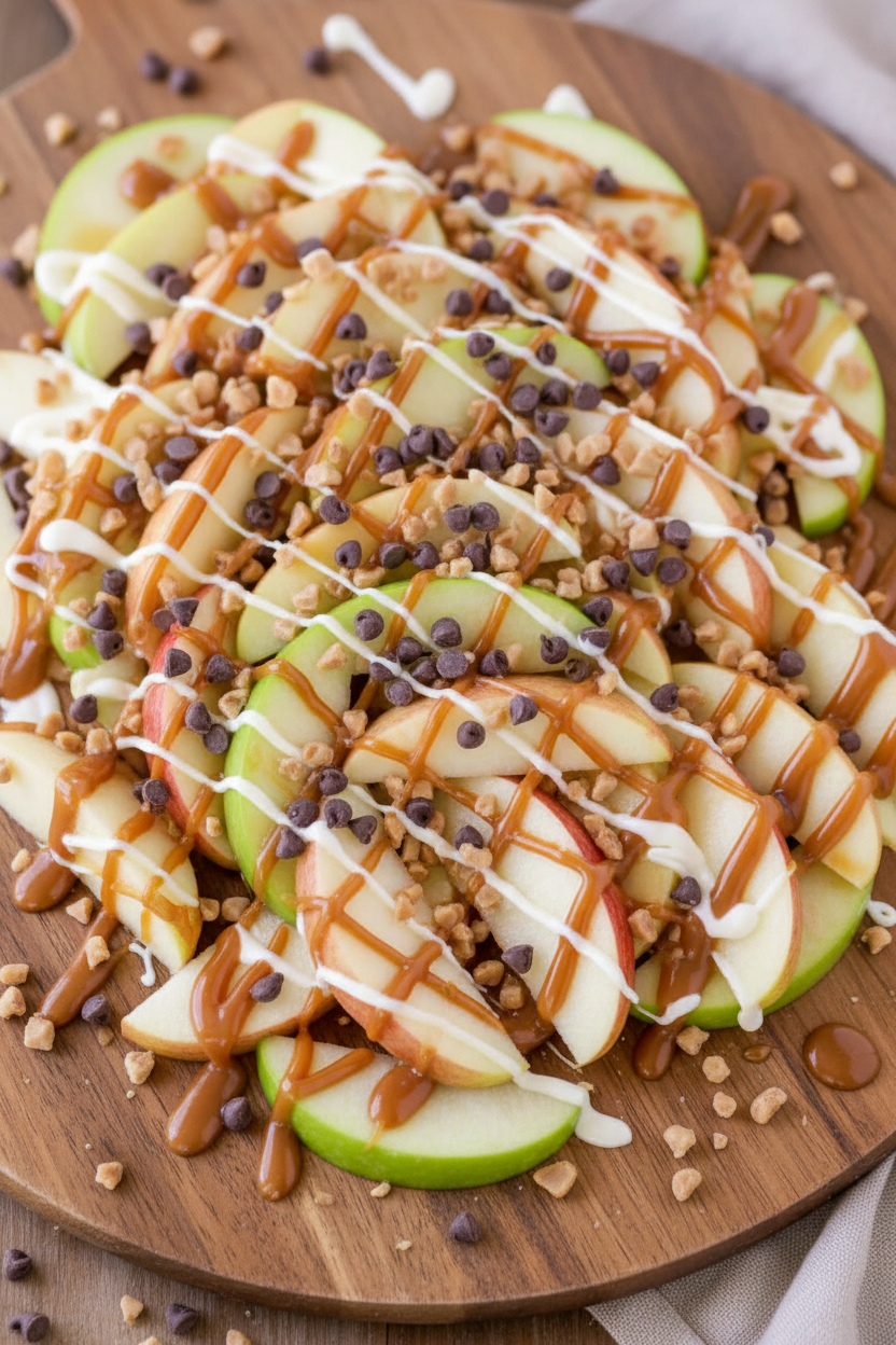 Caramel Apple Nachos