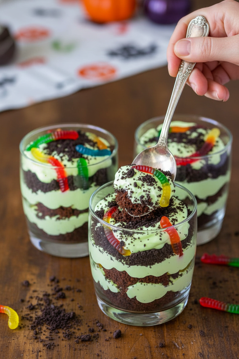 Oogie Boogie Halloween Trifle