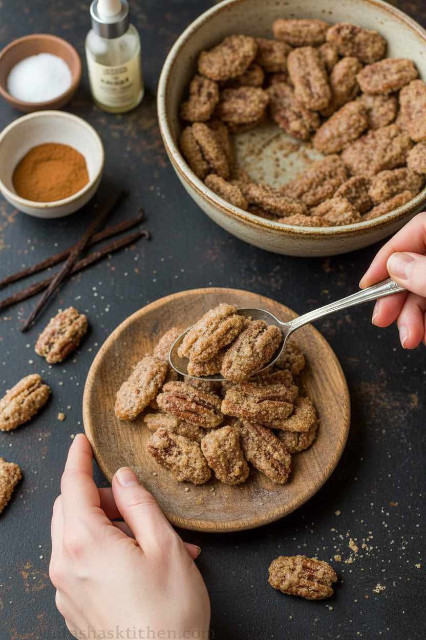 Candied Pecans Recipe (VIDEO)