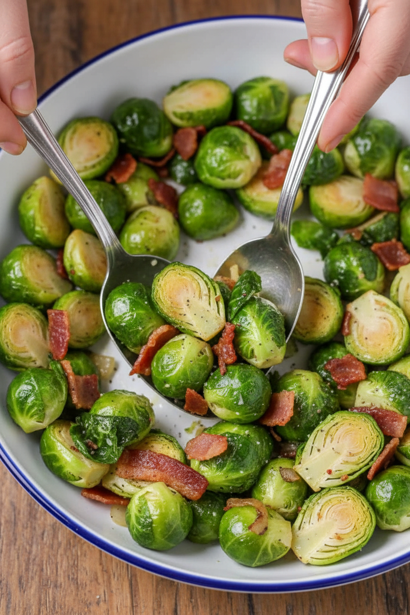 Brussel Sprouts with Bacon