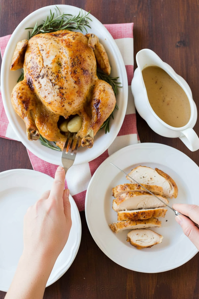 Instant Pot Whole Chicken and Gravy (VIDEO)