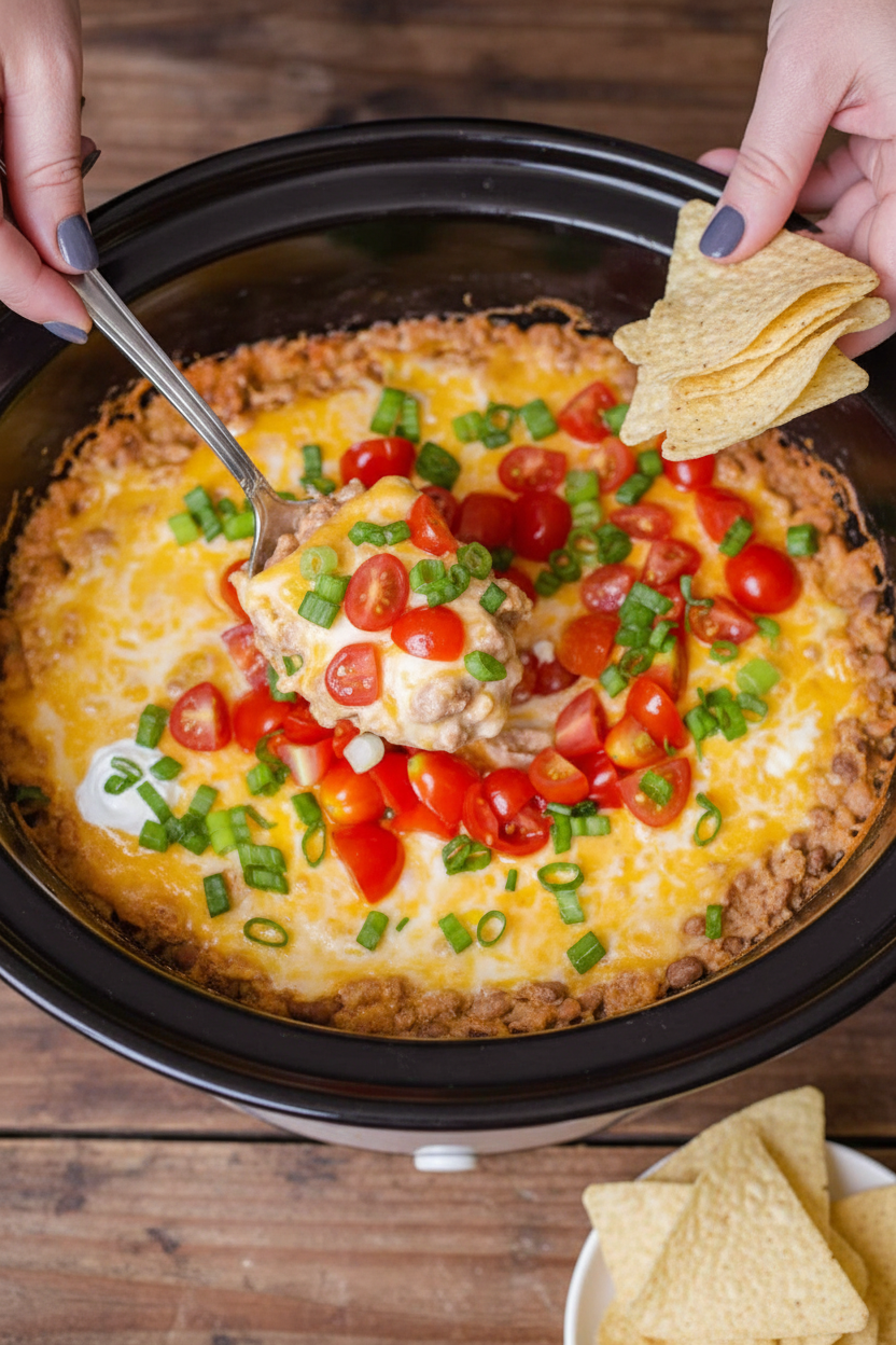 Crock Pot Bean Dip