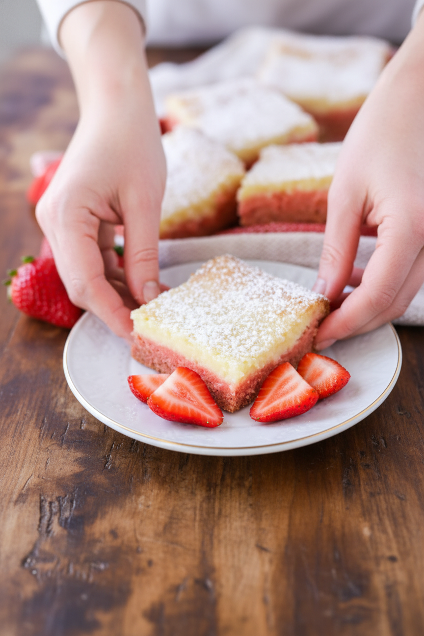 Strawberry Butter Cake