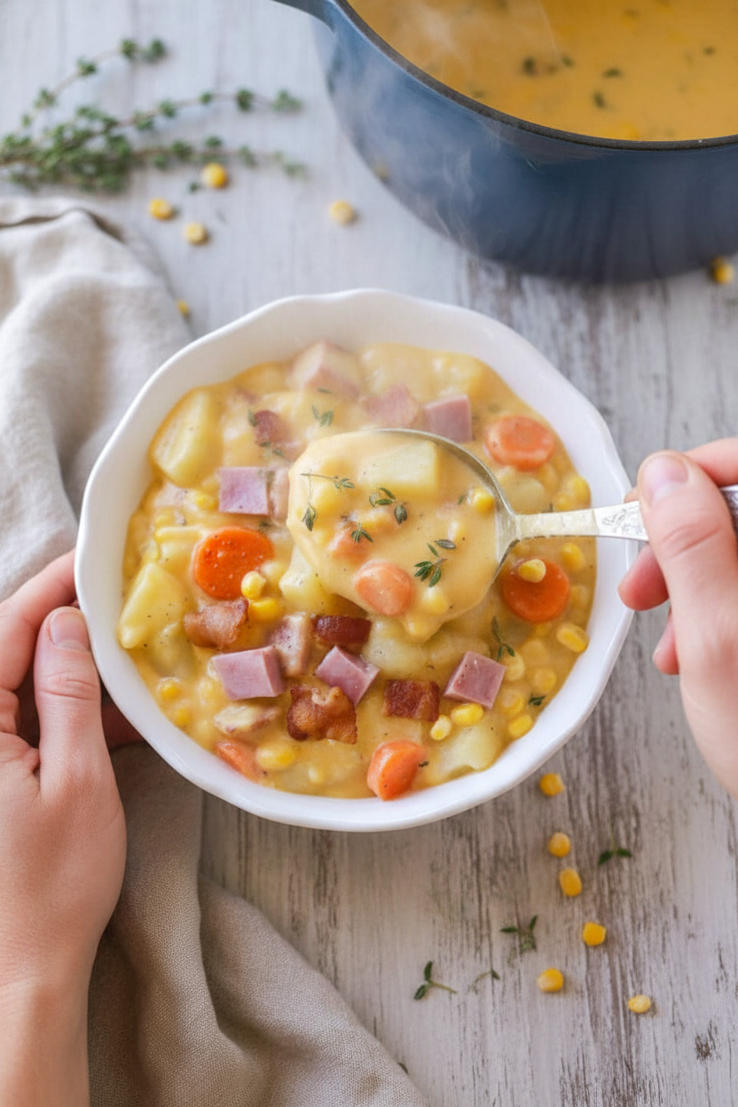 Ham Potato Corn Chowder