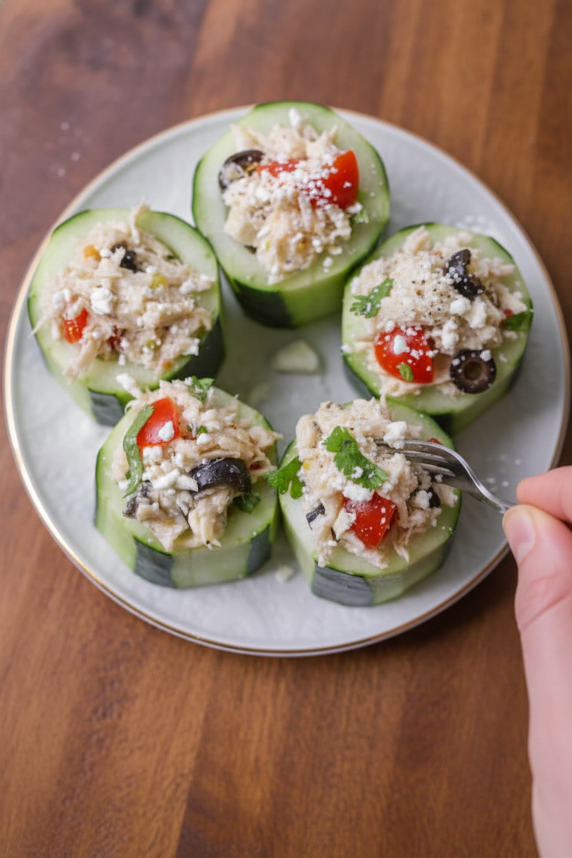 Greek Cucumber Cups