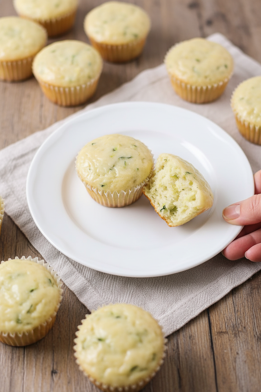 Lemon Zucchini Muffins