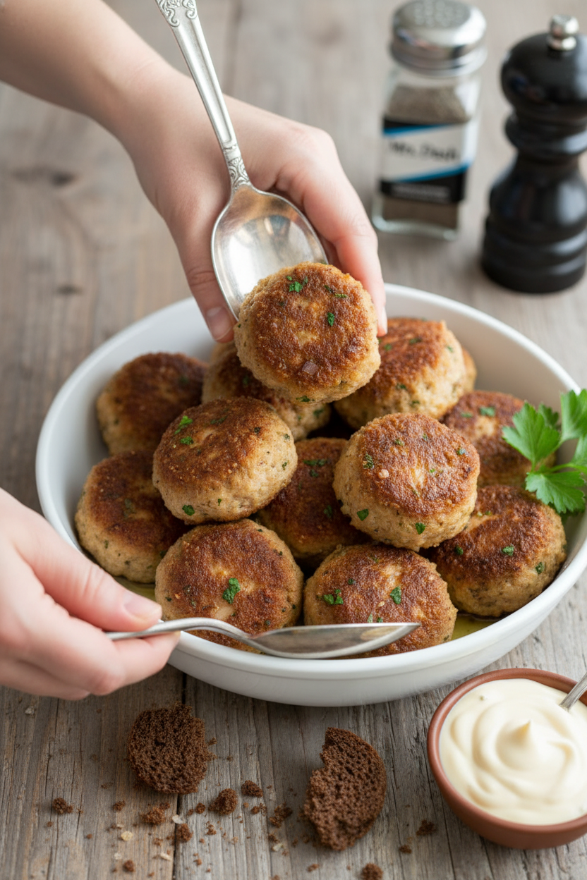 Juicy Pork Meatballs Recipe (Kotlety)