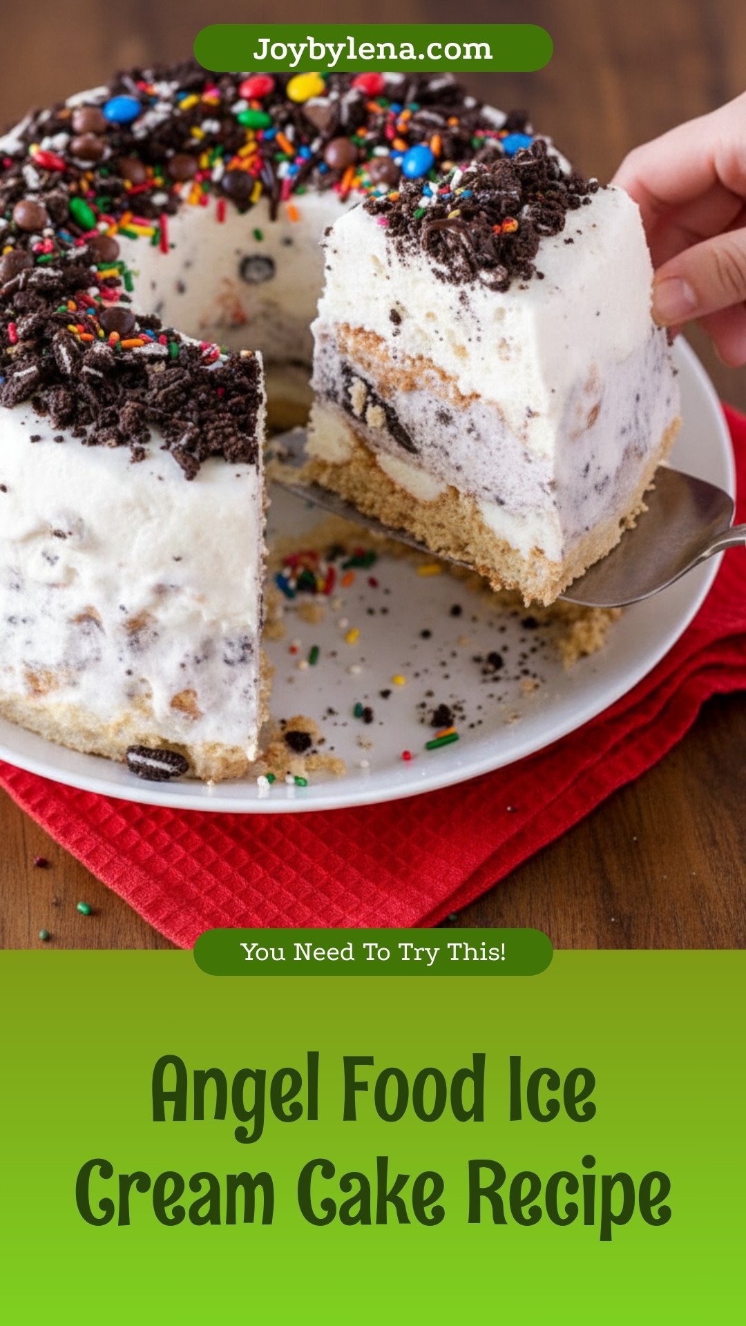 Angel Food Ice Cream Cake