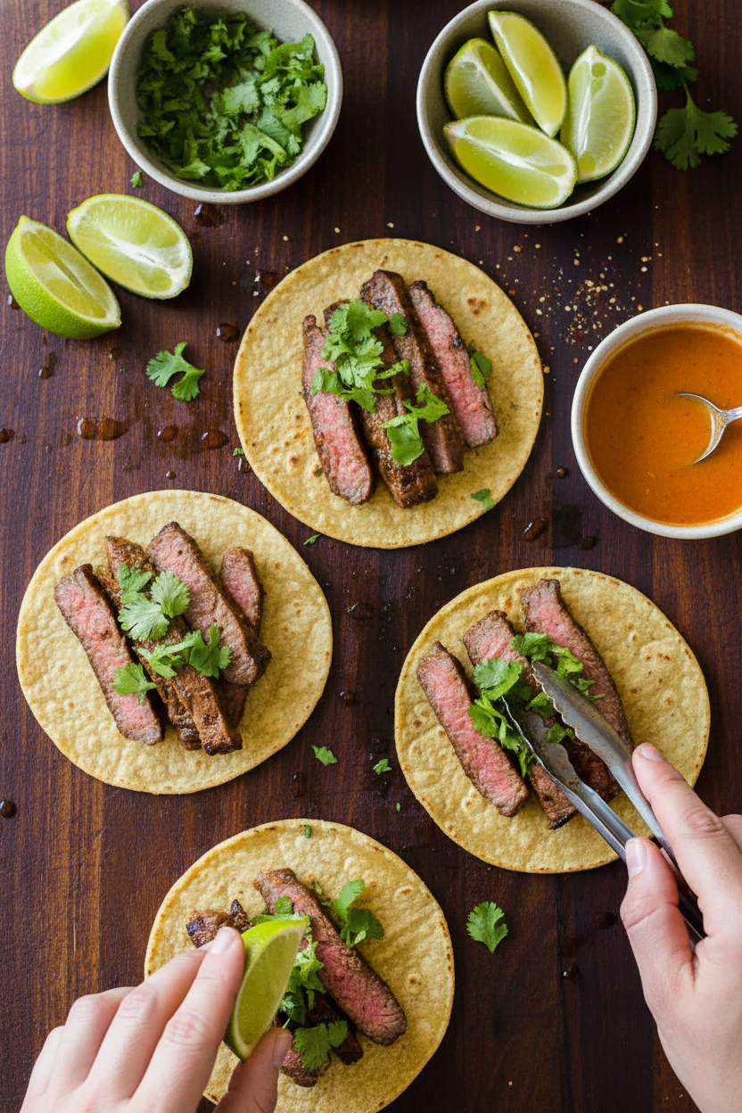 Authentic Carne Asada + Street Tacos
