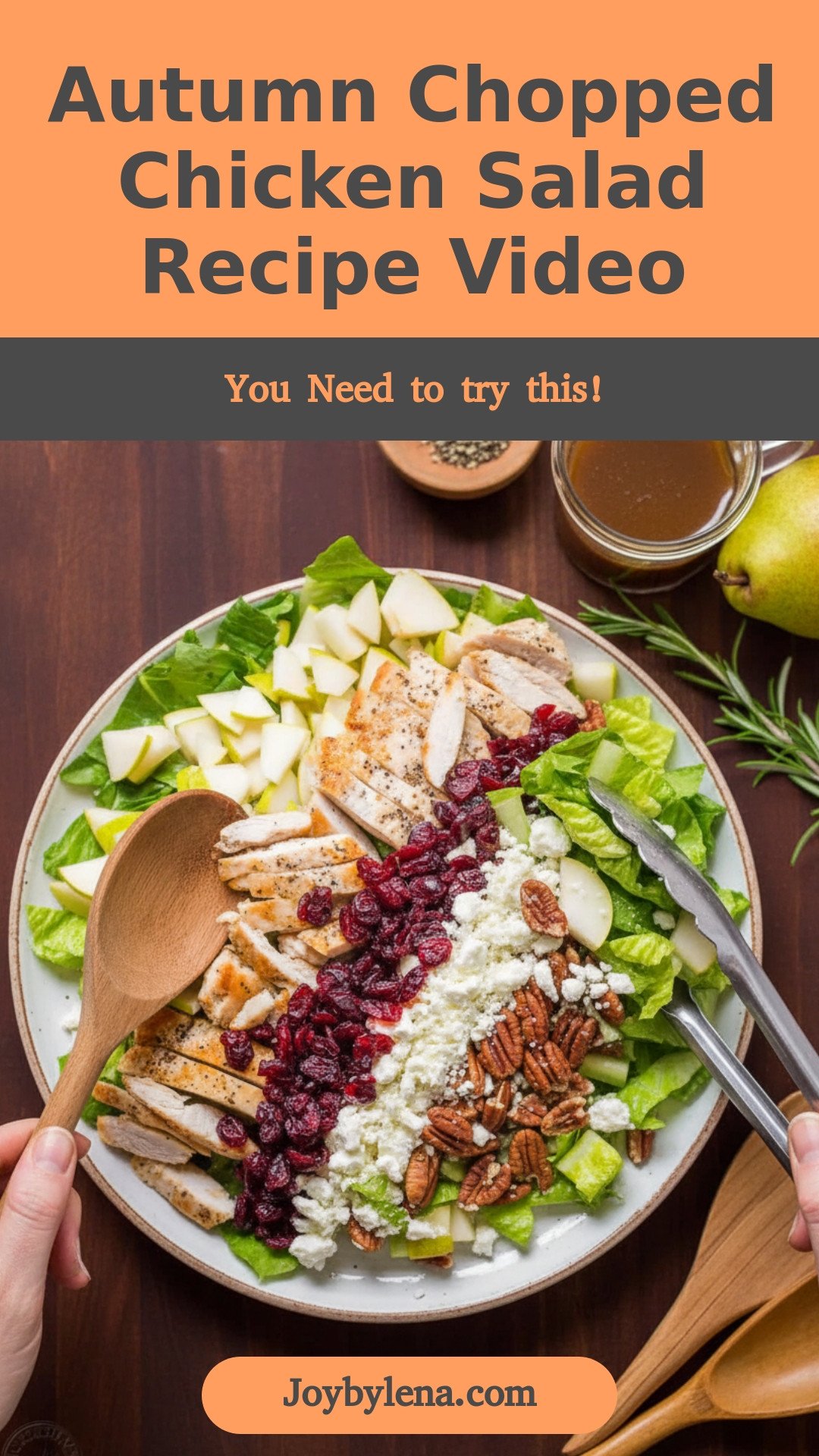 Autumn Chopped Chicken Salad (VIDEO)