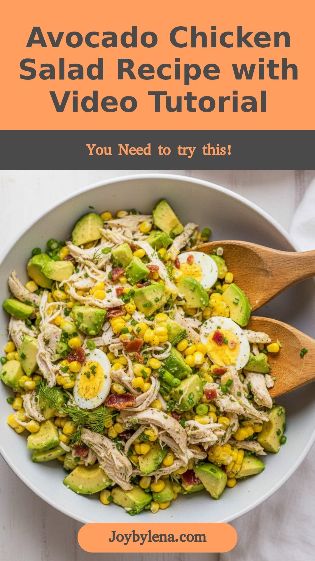 Avocado Chicken Salad (with Video)