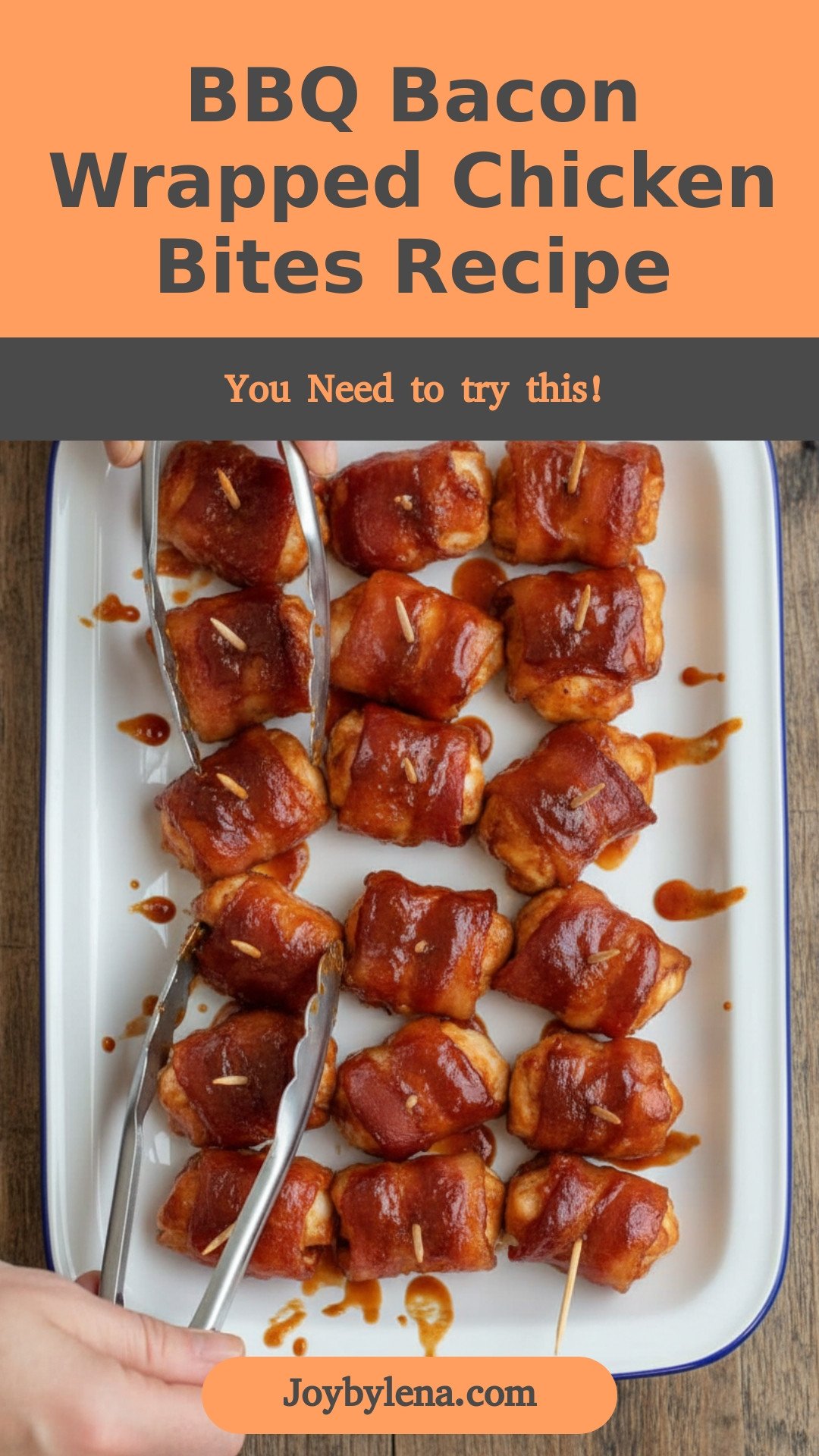 BBQ Bacon Wrapped Chicken Bites