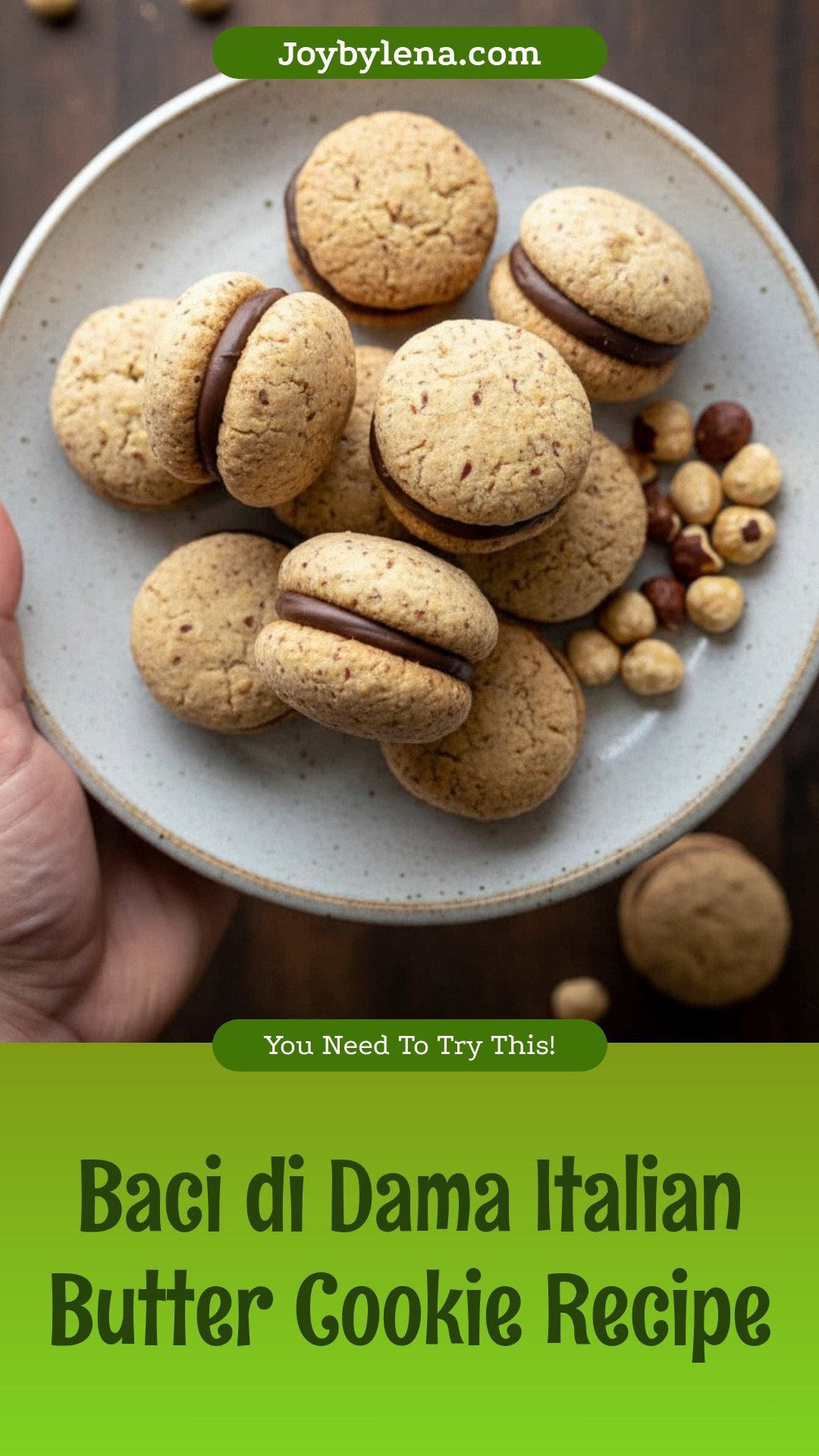 Baci di Dama Italian Cookies