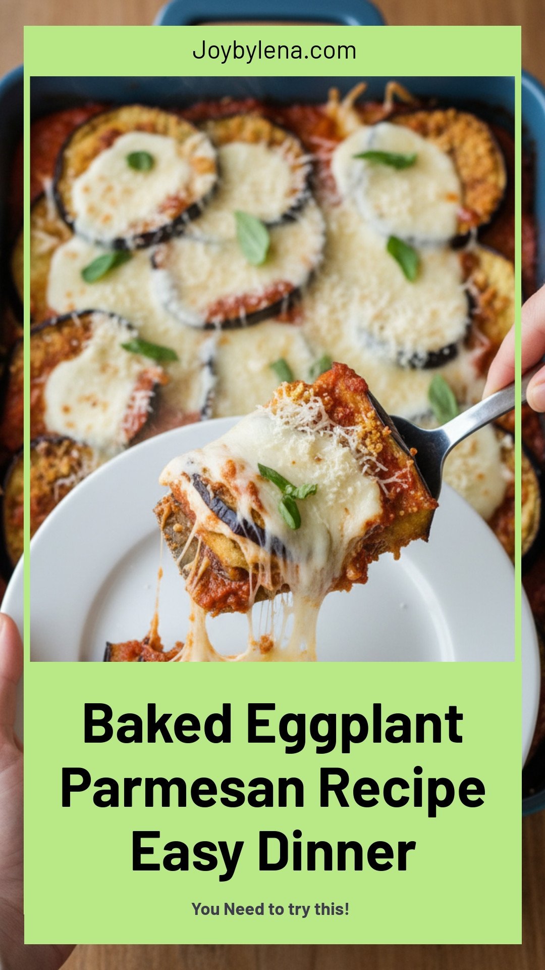 Baked Eggplant Parmesan Recipe