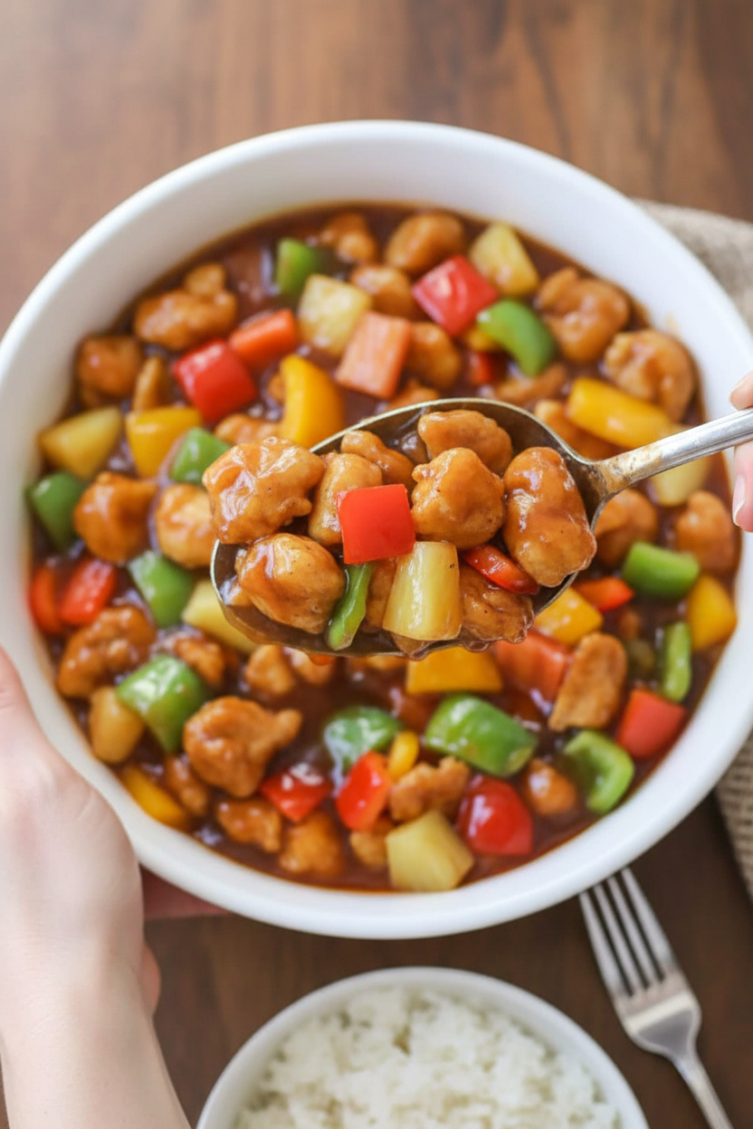 Baked Sweet and Sour Chicken