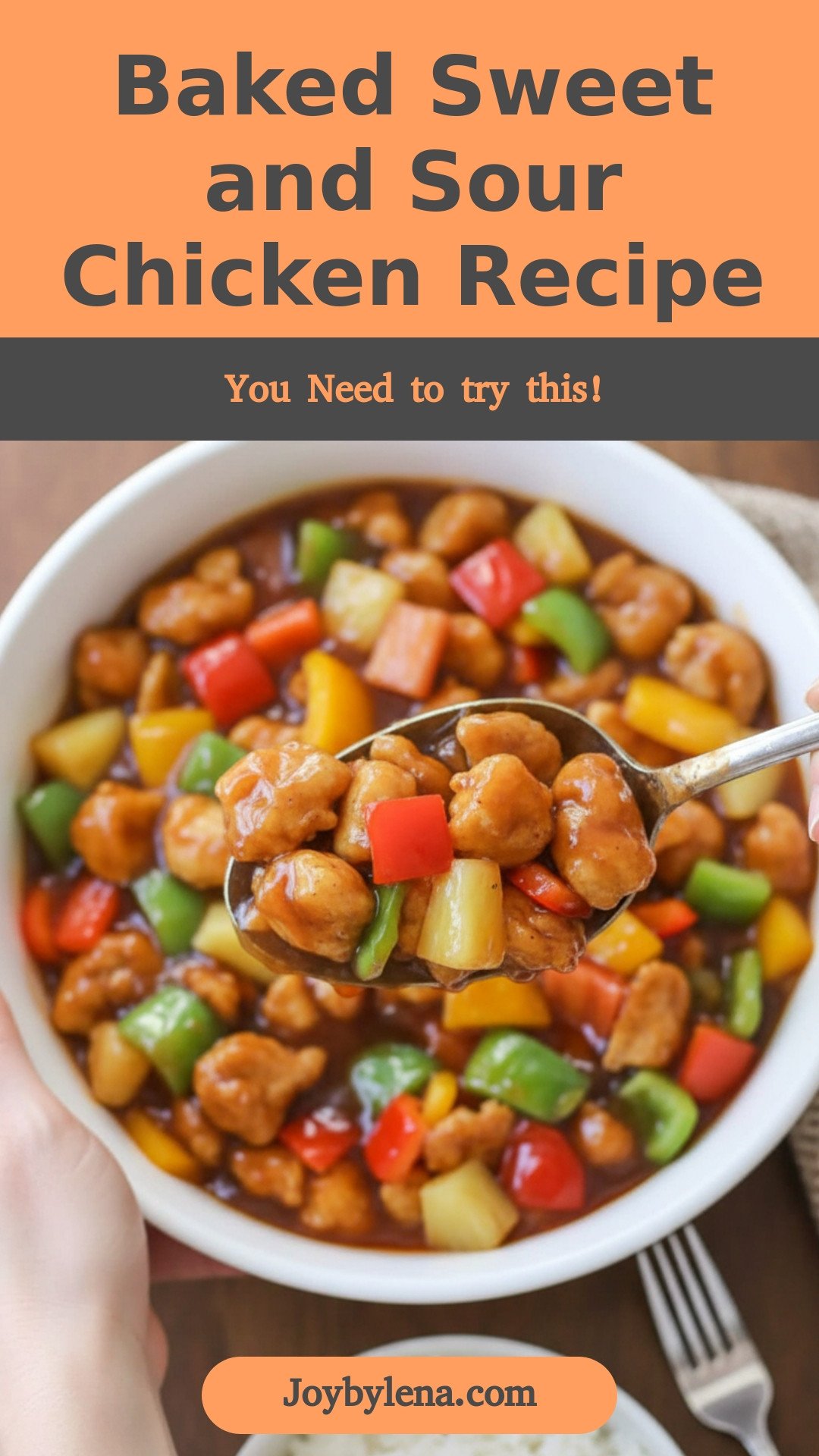 Baked Sweet and Sour Chicken