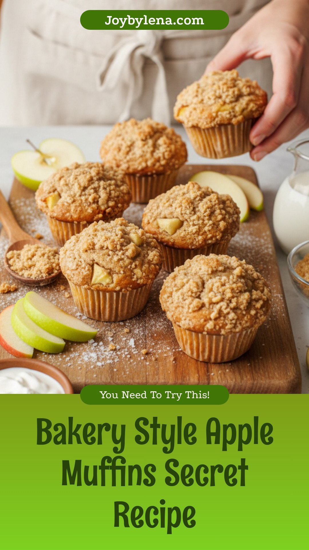 The Trick to Bakery-Style Apple Muffins