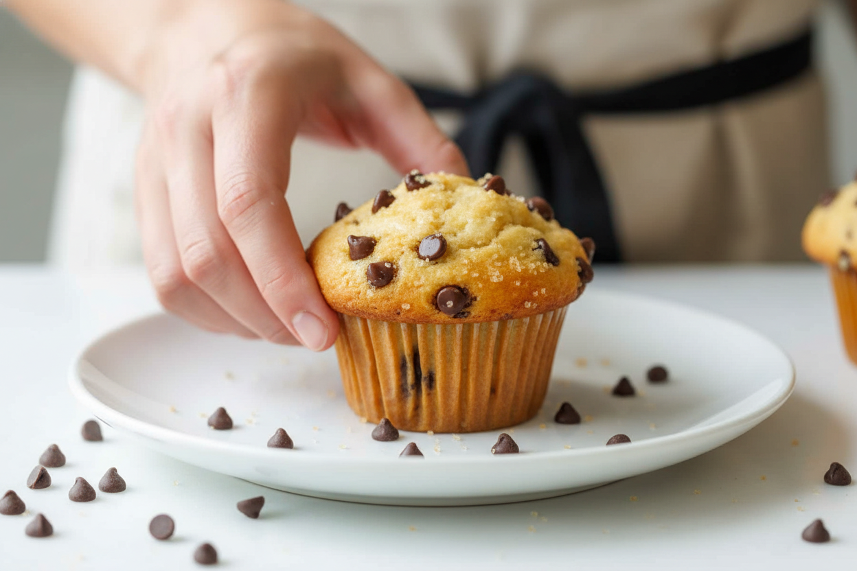 Bakery Style Chocolate Chip Muffins Recipe
