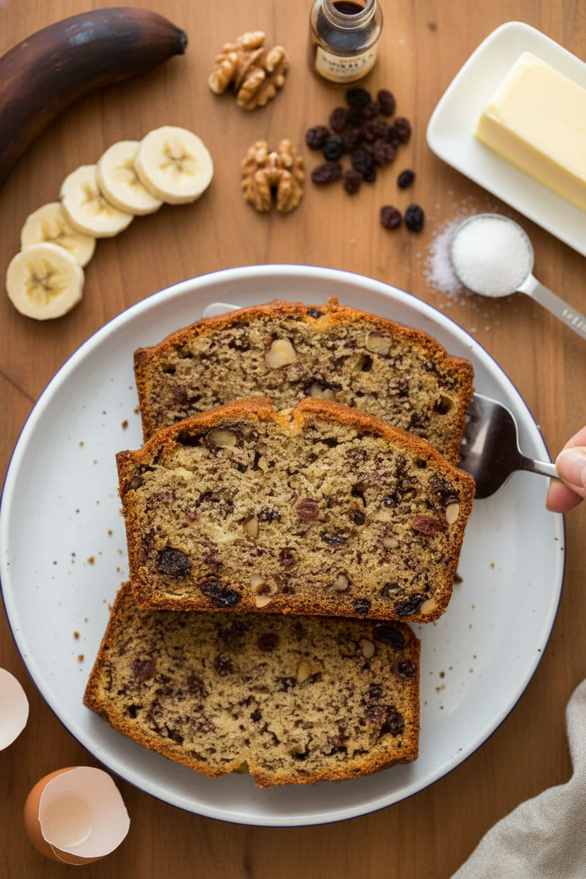 Banana Bread Recipe (VIDEO)