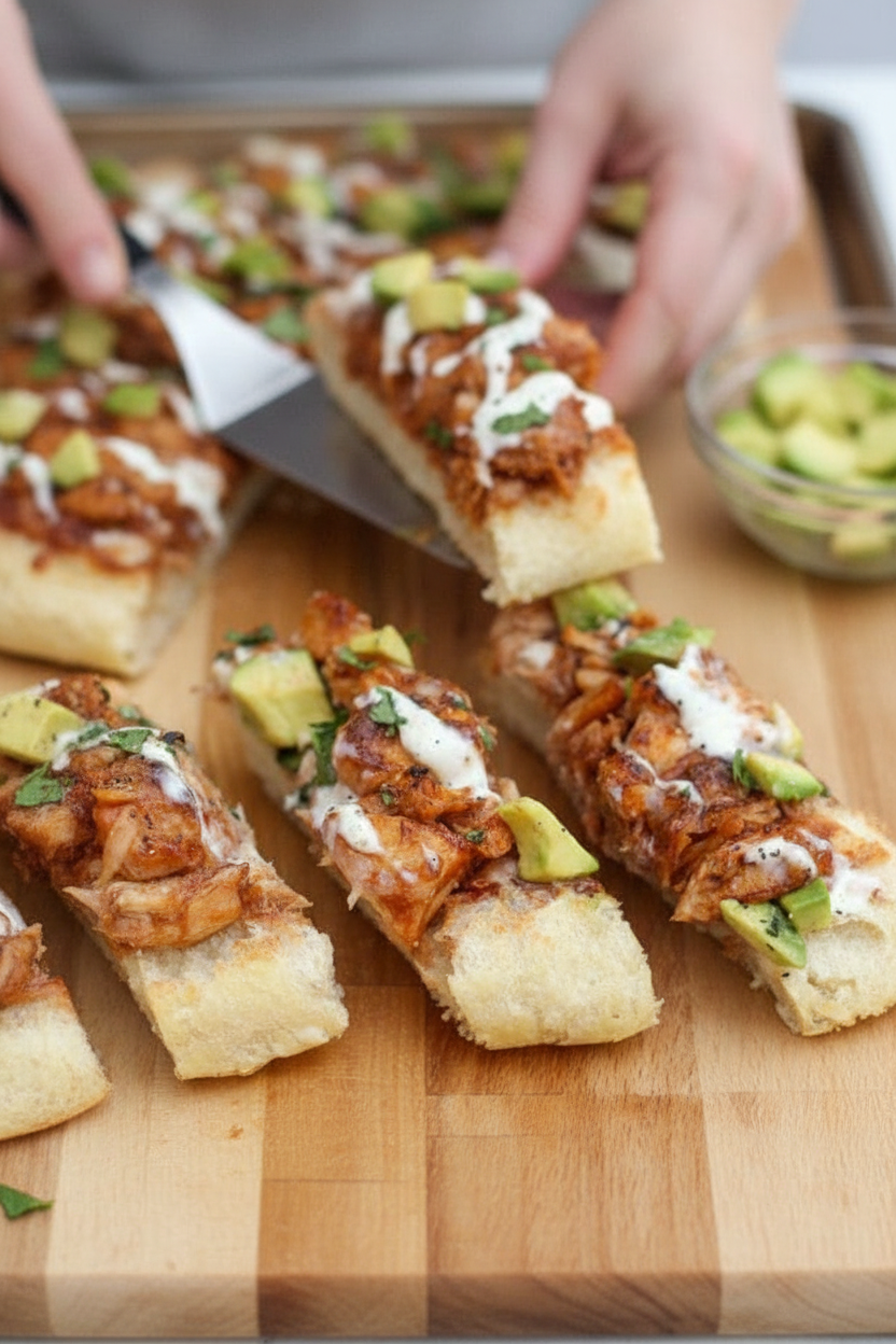 Barbecue Chicken French Bread