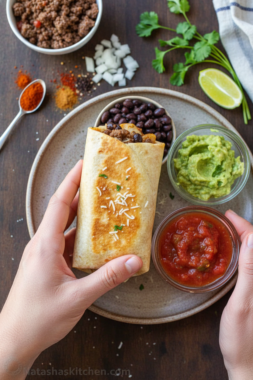 Beef Burrito Recipe (VIDEO)