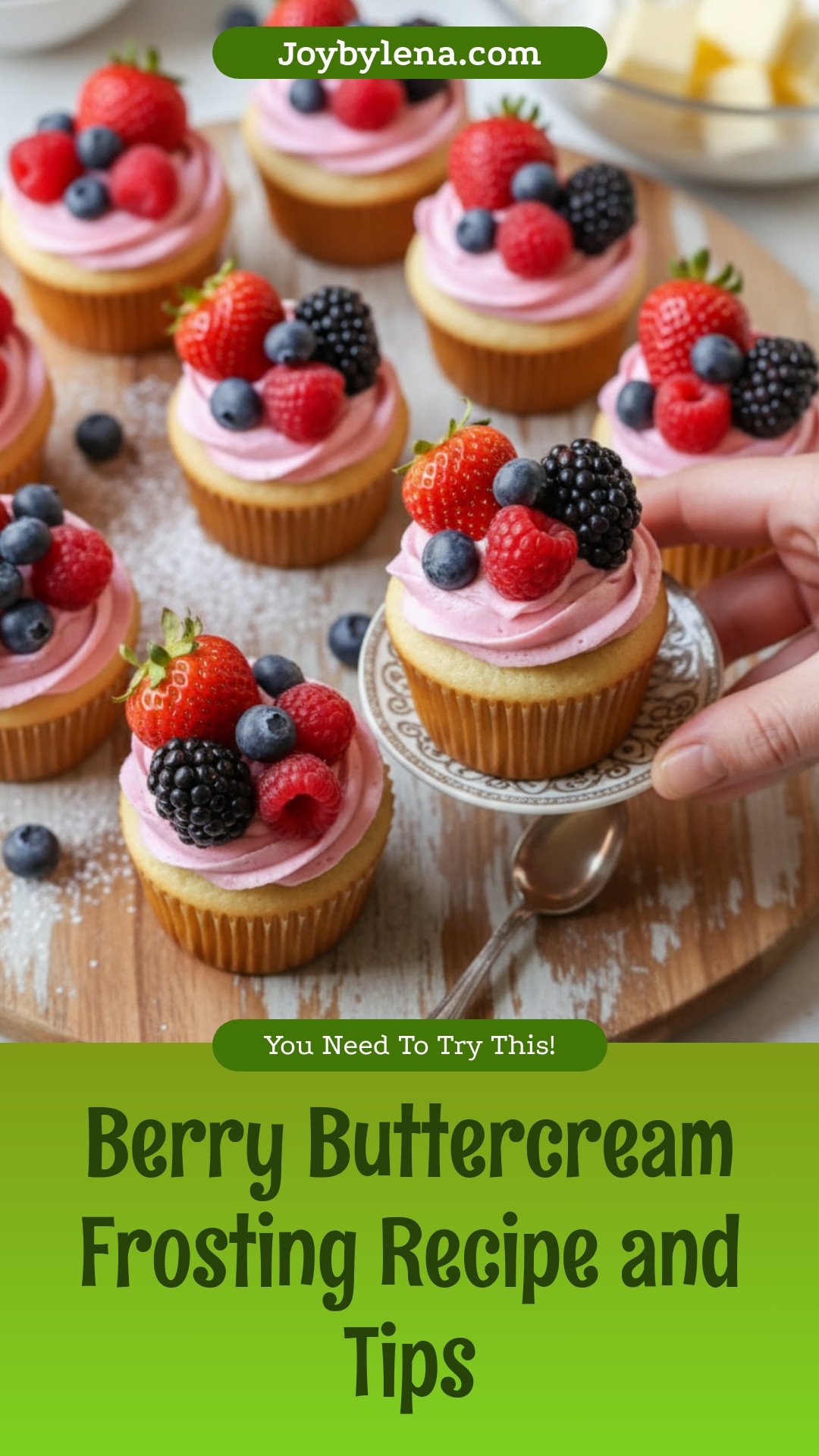 Berry Buttercream Frosting