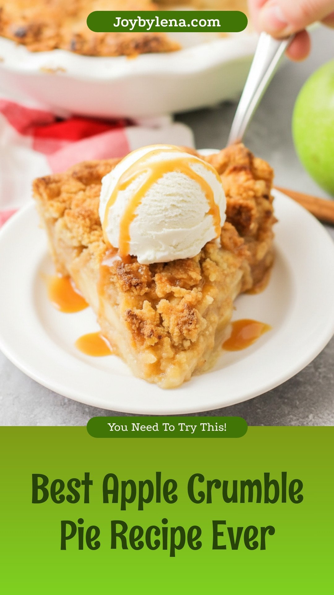 Apple Crumble Pie