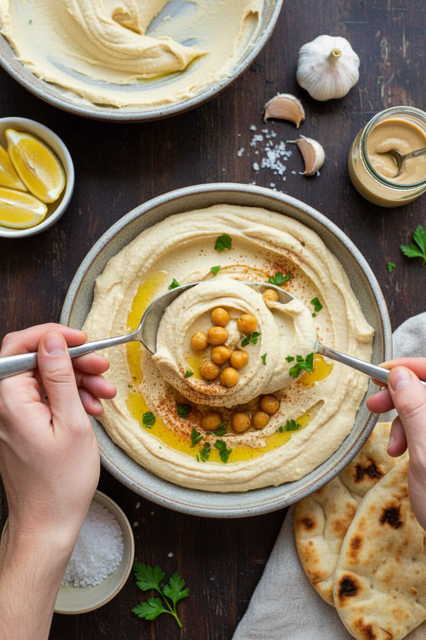 Best Hummus Recipe (with Video)