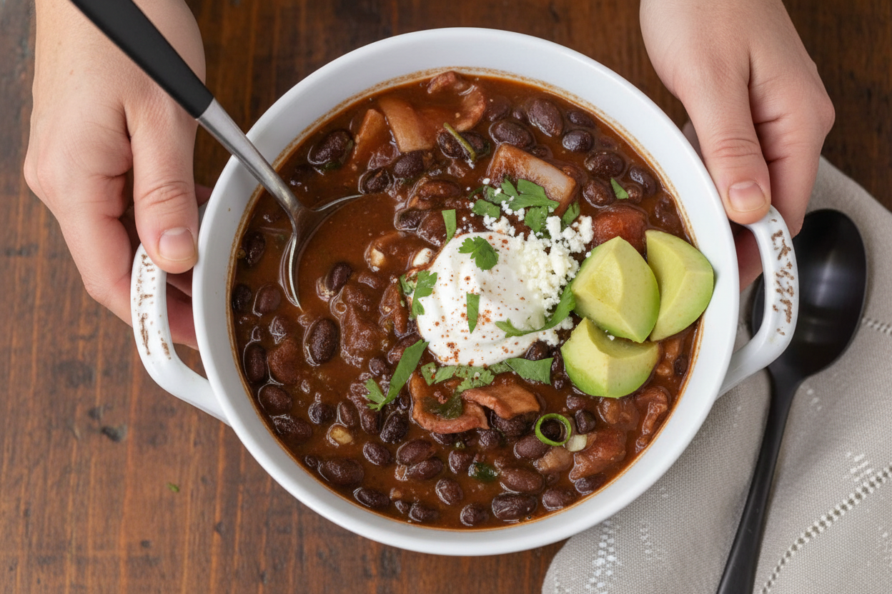 Hearty Black Bean Soup Recipe