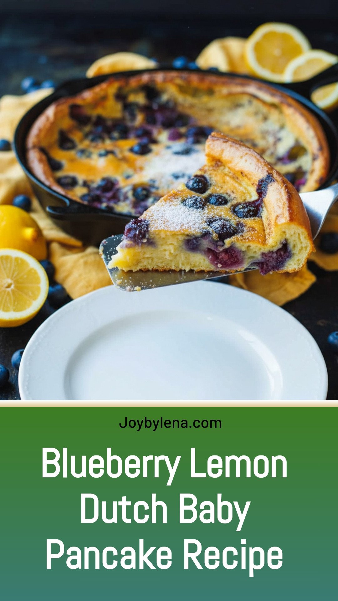Blueberry Lemon Dutch Baby Recipe