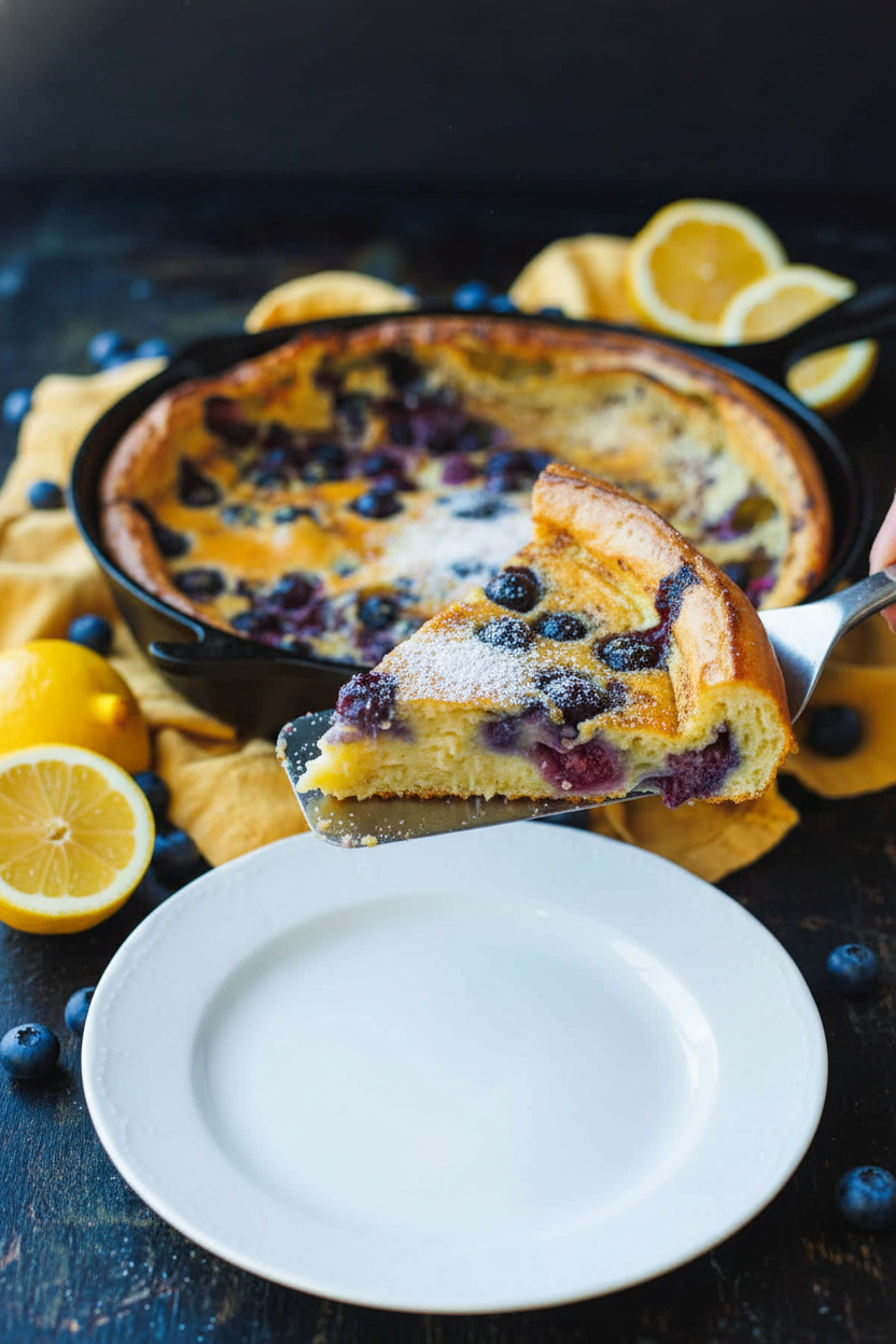Blueberry Lemon Dutch Baby Recipe