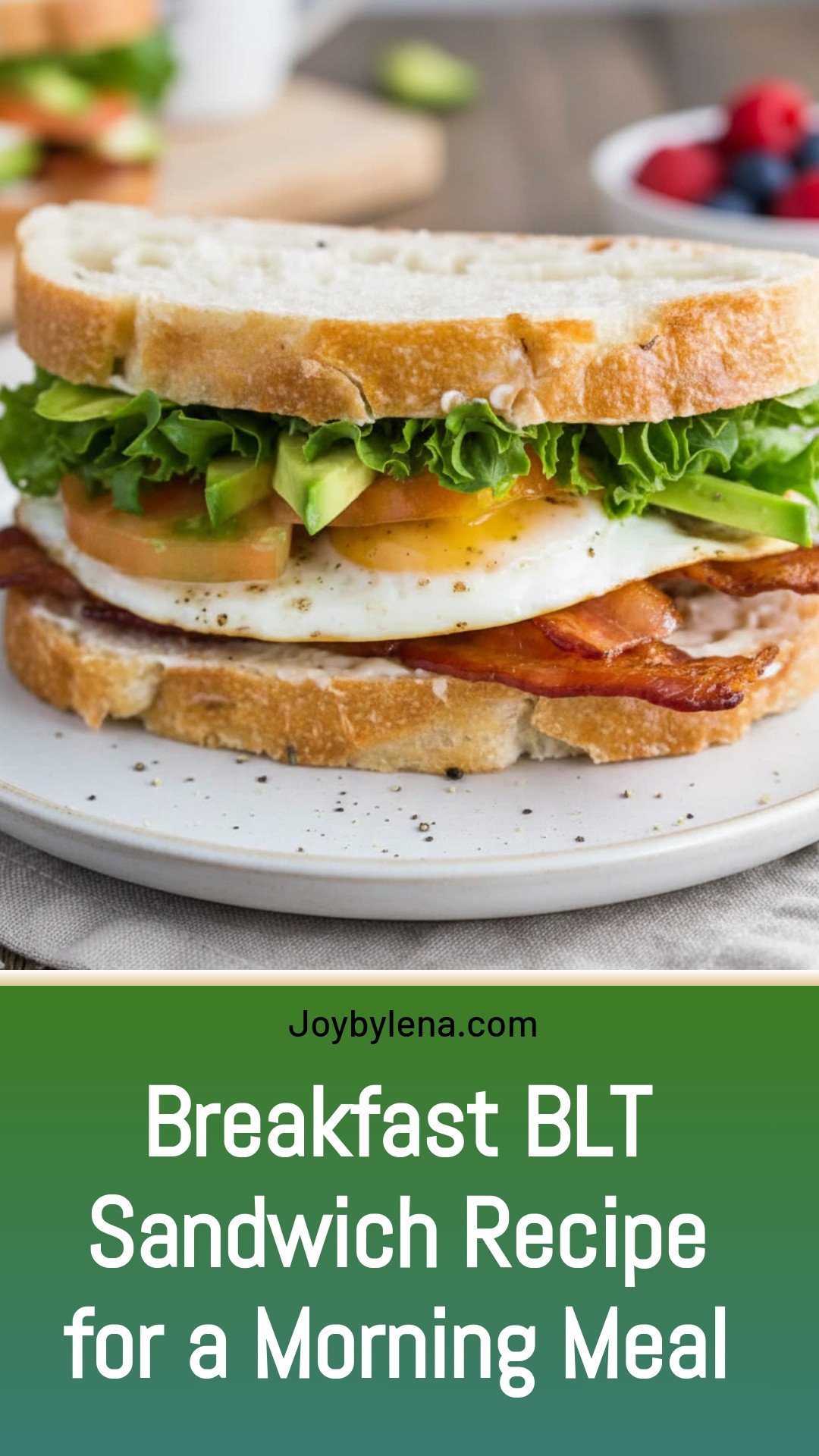 Breakfast BLT Sandwich