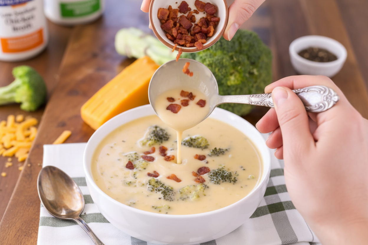 Creamy Broccoli Cheese Soup Recipe