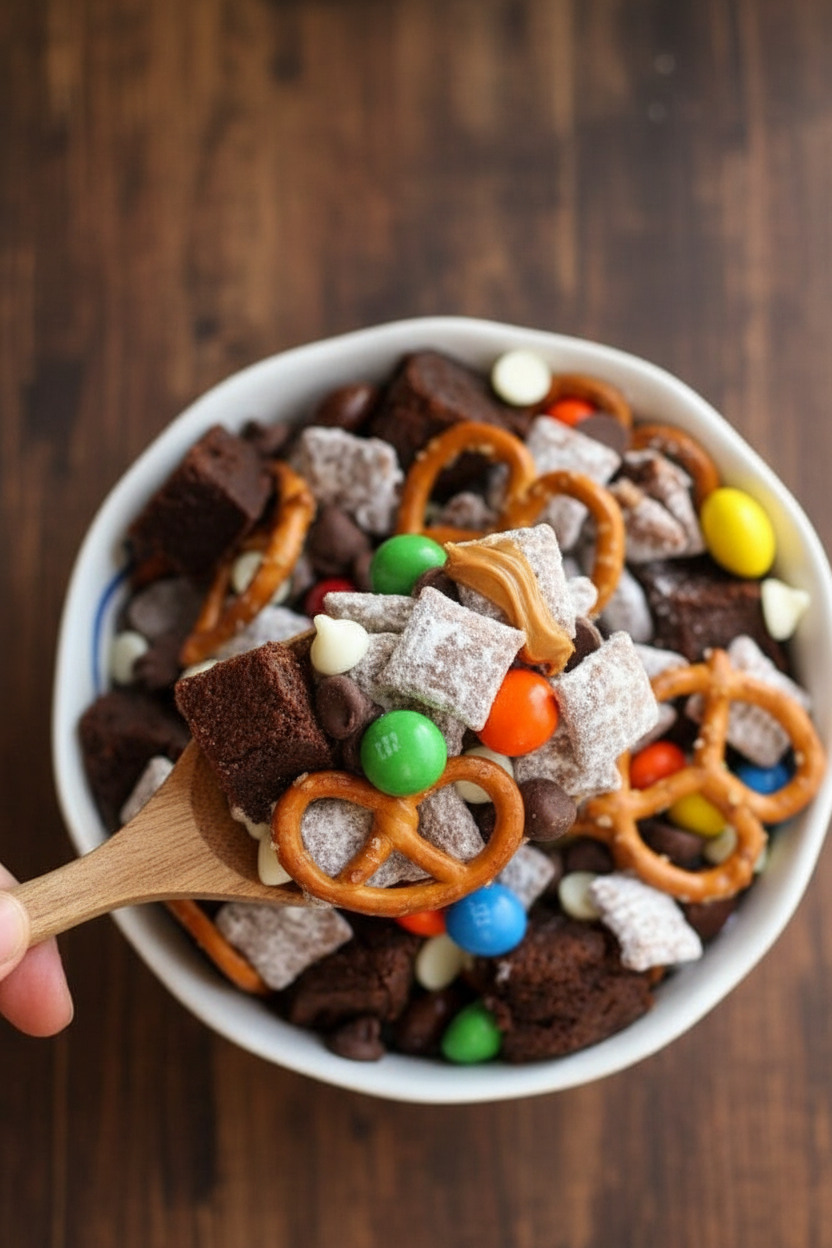Brownie Puppy Chow Mix