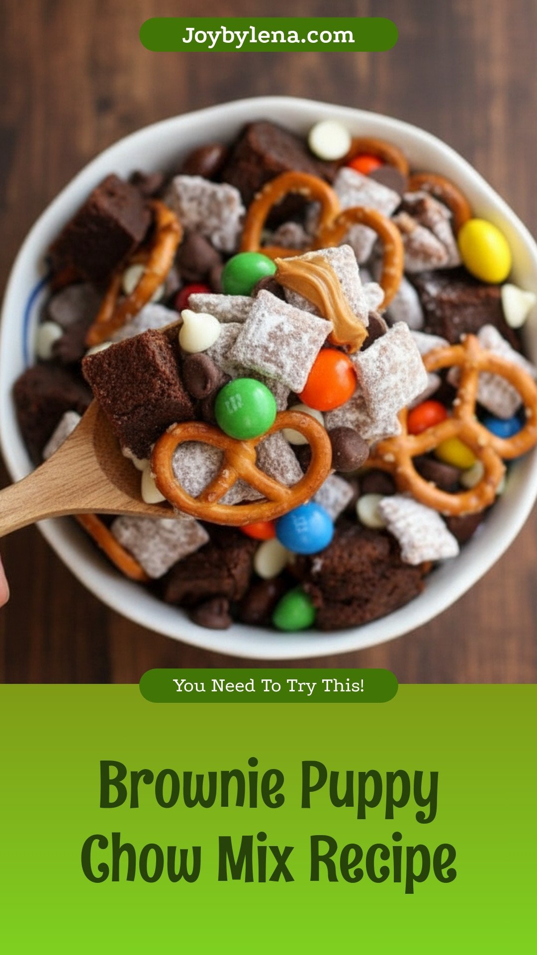 Brownie Puppy Chow Mix